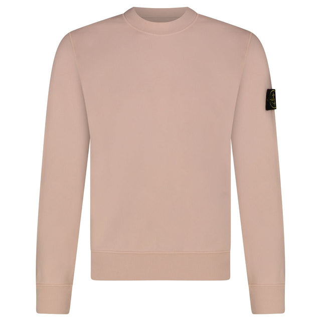 Stone Island Badge Sweatshirt Rose Quartz - Boinclo - Outlet Sale Under Retail