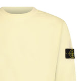 Stone Island Badge Sweatshirt Yellow - Boinclo - Outlet Sale Under Retail