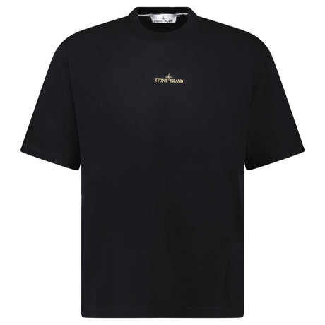 Stone Island Bleeding Numbers Compass Print T-Shirt Black - Boinclo - Outlet Sale Under Retail