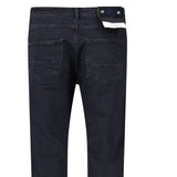 Stone Island Blue Rinsed Buttoned Indigo Denim Jeans Black - Boinclo - Outlet Sale Under Retail
