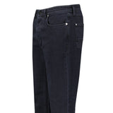 Stone Island Blue Rinsed Buttoned Indigo Denim Jeans Black - Boinclo - Outlet Sale Under Retail