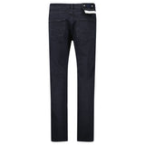 Stone Island Blue Rinsed Buttoned Indigo Denim Jeans Black - Boinclo - Outlet Sale Under Retail