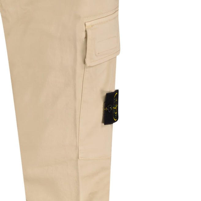 Stone Island Cargo Cuffed Trousers Sand - Boinclo - Outlet Sale Under Retail