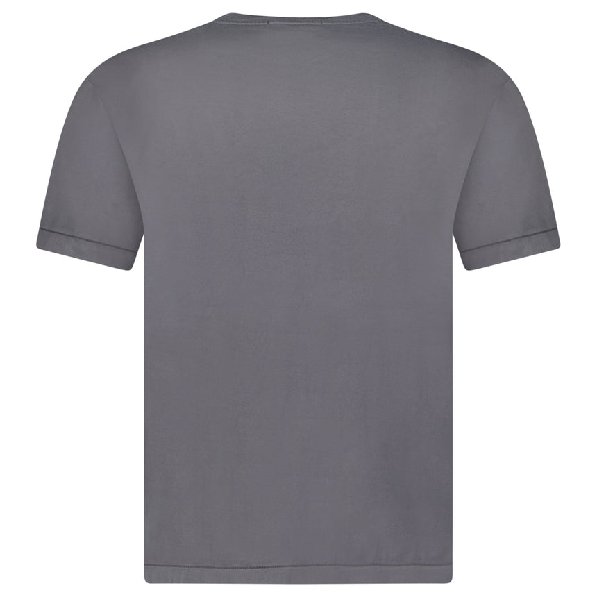 Stone Island Compass Logo Short - Sleeve T-Shirt Lead Grey - Boinclo - Outlet Sale Under Retail