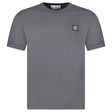 Stone Island Compass Logo Short - Sleeve T-Shirt Lead Grey - Boinclo - Outlet Sale Under Retail