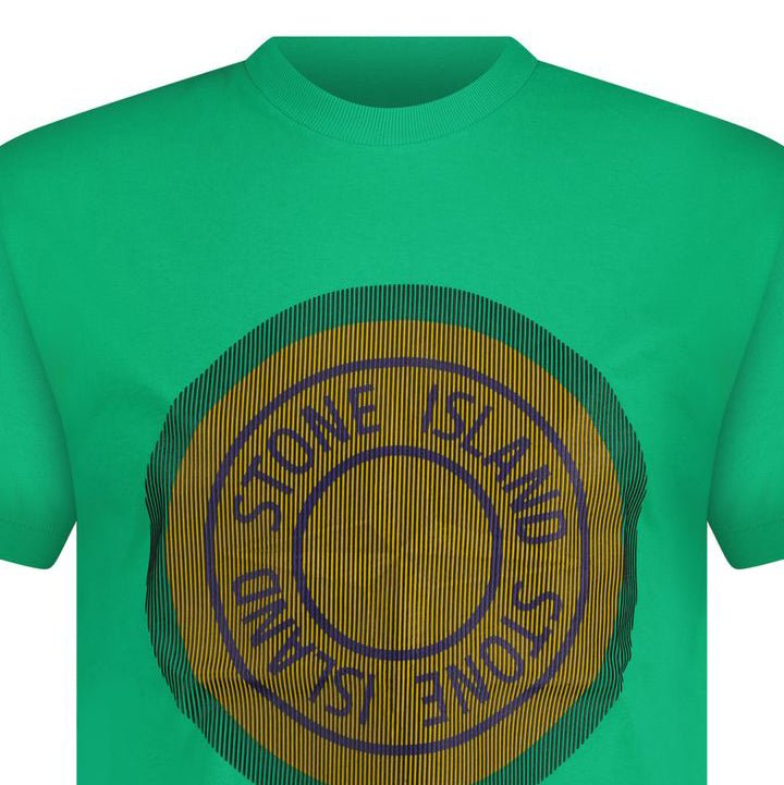Stone Island Compass Logo T-Shirt Green - Boinclo - Outlet Sale Under Retail