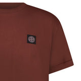 Stone Island Compass Logo T-Shirt Maroon - Boinclo - Outlet Sale Under Retail
