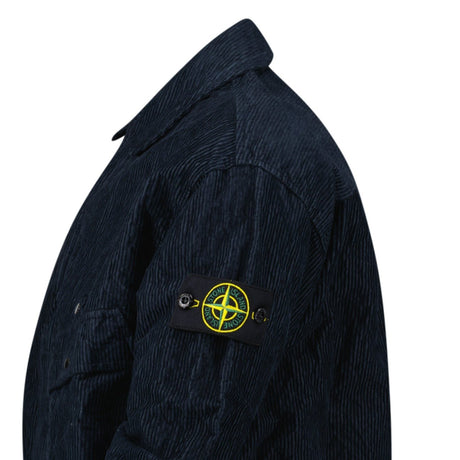 Stone Island Corduroy 500 TC Overshirt in Navy Blue - Boinclo - Outlet Sale Under Retail