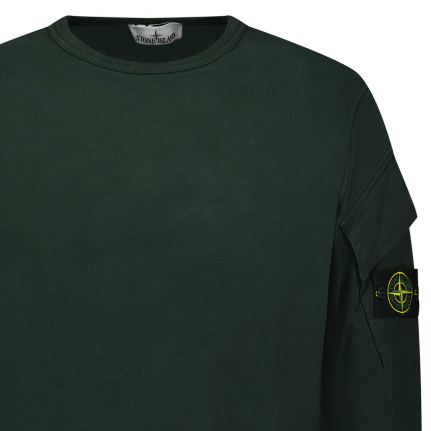 Stone Island Crewneck Sweatshirt in Juniper Green - Boinclo - Outlet Sale Under Retail