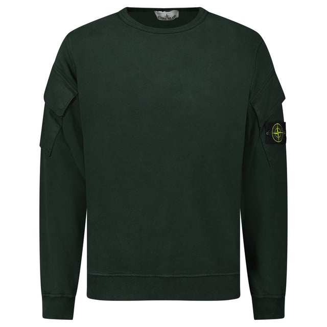 Stone Island Crewneck Sweatshirt in Juniper Green - Boinclo - Outlet Sale Under Retail