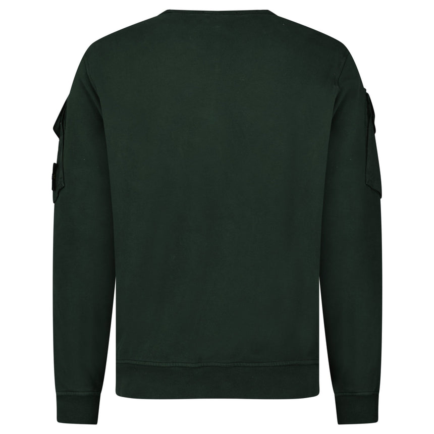 Stone Island Crewneck Sweatshirt in Juniper Green - Boinclo - Outlet Sale Under Retail