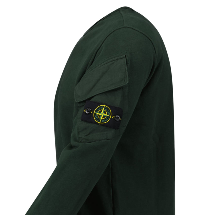 Stone Island Crewneck Sweatshirt in Juniper Green - Boinclo - Outlet Sale Under Retail