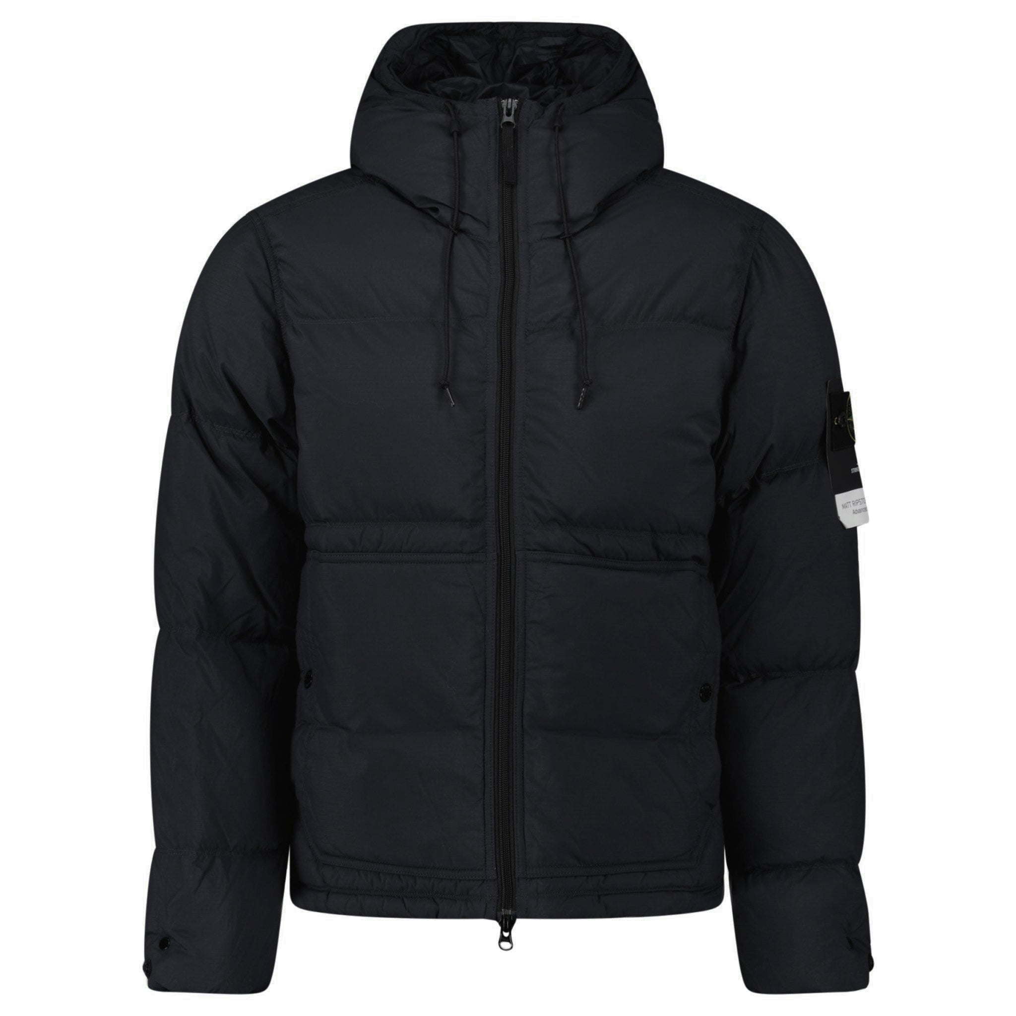 Color variation of Stone Island Down Matte Ripstop Cordura® Advanced Fabric Parka in Black