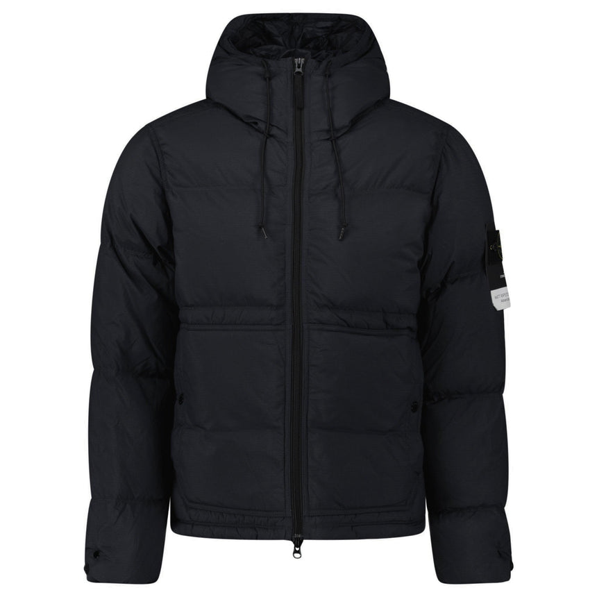 Stone Island Down Matte Ripstop Cordura® Advanced Fabric Parka in Black - Boinclo - Outlet Sale Under Retail