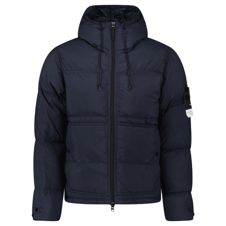 Stone Island Down Matte Ripstop Cordura® Advanced Fabric Parka in Navy - Boinclo - Outlet Sale Under Retail