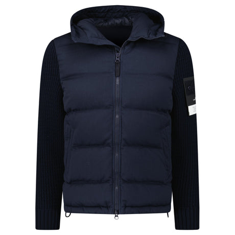 Stone Island Ghost Padded Twill - Wool Jacket in Navy - Boinclo - Outlet Sale Under Retail