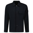 Stone Island Ghost Piece Virgin Wool - Blend Felt Overshirt in Navy - Boinclo - Outlet Sale Under Retail