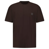 Stone Island Ghost Slim Fit T-Shirt in Cotton Jersey in Dark Brown - Boinclo - Outlet Sale Under Retail