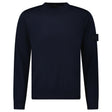 Stone Island Ghost Wool Crew Neck Jumper Navy - Boinclo - Outlet Sale Under Retail