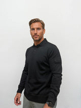 Stone Island Ghost Wool Polo - Shirt Black - Boinclo - Outlet Sale Under Retail