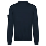 Stone Island Ghost Wool Polo-Shirt Navy