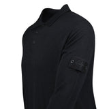 Stone Island Ghost Wool Polo - Shirt Black - Boinclo - Outlet Sale Under Retail