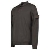Stone Island Ghost Wool Polo - Shirt Dark Brown - Boinclo - Outlet Sale Under Retail