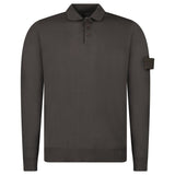 Stone Island Ghost Wool Polo - Shirt Dark Brown - Boinclo - Outlet Sale Under Retail