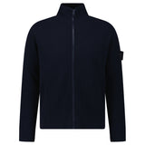 Stone Island Ghost Zip - Up Jumper in Navy - Boinclo - Outlet Sale Under Retail