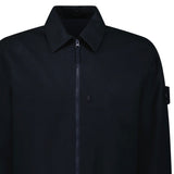 Stone Island Ghost Zip - Up Overshirt in Navy - Boinclo - Outlet Sale Under Retail