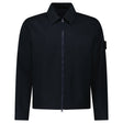Stone Island Ghost Zip - Up Overshirt in Navy - Boinclo - Outlet Sale Under Retail