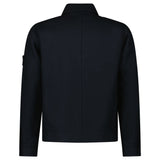 Stone Island Ghost Zip - Up Overshirt in Navy - Boinclo - Outlet Sale Under Retail