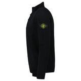 Stone Island Half - Zip Jumper in Black - Boinclo - Outlet Sale Under Retail