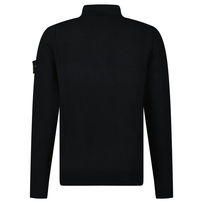 Stone Island Half - Zip Jumper in Black - Boinclo - Outlet Sale Under Retail