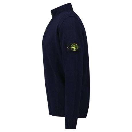 Stone Island Half - Zip Jumper in Navy - Boinclo - Outlet Sale Under Retail