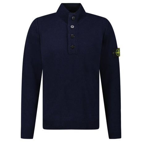 Stone Island Half - Zip Jumper in Navy - Boinclo - Outlet Sale Under Retail