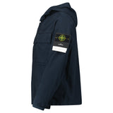 Stone Island Hooded Canvas Weave Cotton Hooded Jacket in Navy - Boinclo - Outlet Sale Under Retail