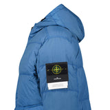 Stone Island Hooded Down Jacket in Steel Blue - Boinclo - Outlet Sale Under Retail
