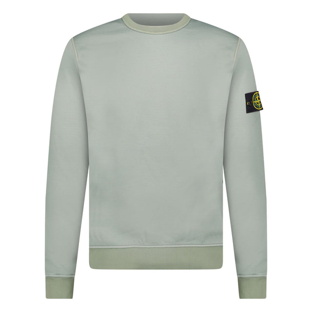 Stone Island Light Cotton Compass Sweatshirt Green - Boinclo - Outlet Sale Under Retail