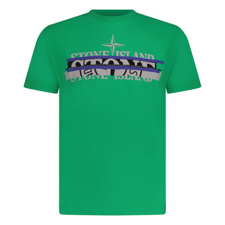 Stone Island Logo T-Shirt Green - Boinclo - Outlet Sale Under Retail