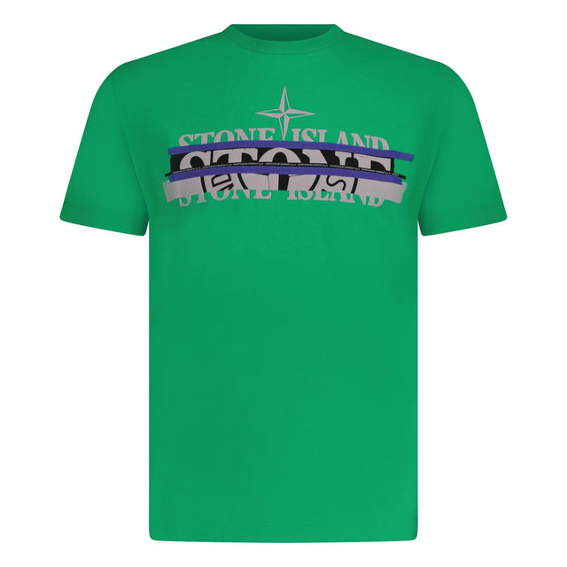 Stone Island Logo T-Shirt Green - Boinclo - Outlet Sale Under Retail