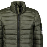 Stone Island Loom Woven Chambers R - Nylon Down - Tc Jacket Military Green - Boinclo - Outlet Sale Under Retail