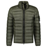 Stone Island Loom Woven Chambers R - Nylon Down - Tc Jacket Military Green - Boinclo - Outlet Sale Under Retail