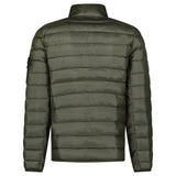 Stone Island Loom Woven Chambers R - Nylon Down - Tc Jacket Military Green - Boinclo - Outlet Sale Under Retail