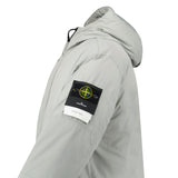 Stone Island Micro Twill Hooded Long Parka in Pearl Grey - Boinclo - Outlet Sale Under Retail