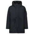 Stone Island Micro Twill Long Parka in Black - Boinclo - Outlet Sale Under Retail