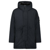 Stone Island Micro Twill Long Parka in Black - Boinclo - Outlet Sale Under Retail