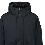 Stone Island Micro Twill Long Parka in Black - Boinclo - Outlet Sale Under Retail