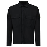 Stone Island Organic Cotton Ripstop Overshirt in Black - Boinclo - Outlet Sale Under Retail