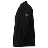 Stone Island Panama Cotton Overshirt in Black - Boinclo - Outlet Sale Under Retail